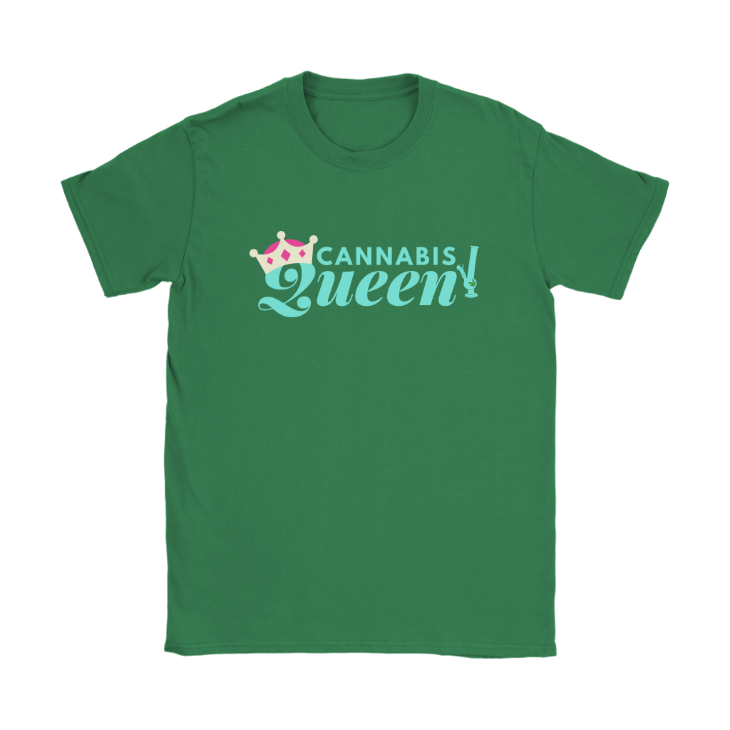 Cannabis Queen Crewneck Sweatshirt, Racerback Tank & Hoodie