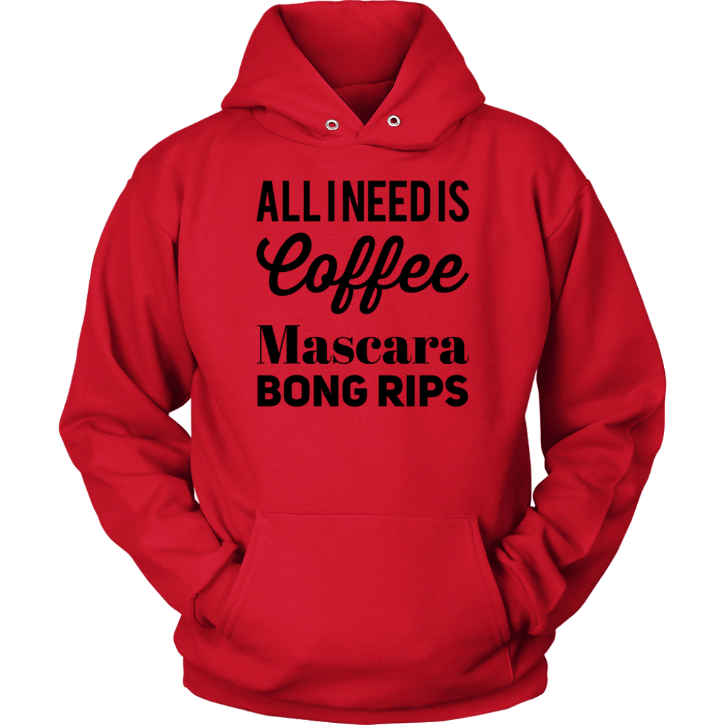 Stoner Girl Apparel: All I Need is Coffee, Mascara, Bong Rips - Gracious Concepts