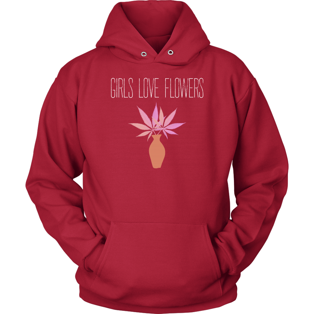 Girls Love Flowers Hoodie - Gracious Concepts