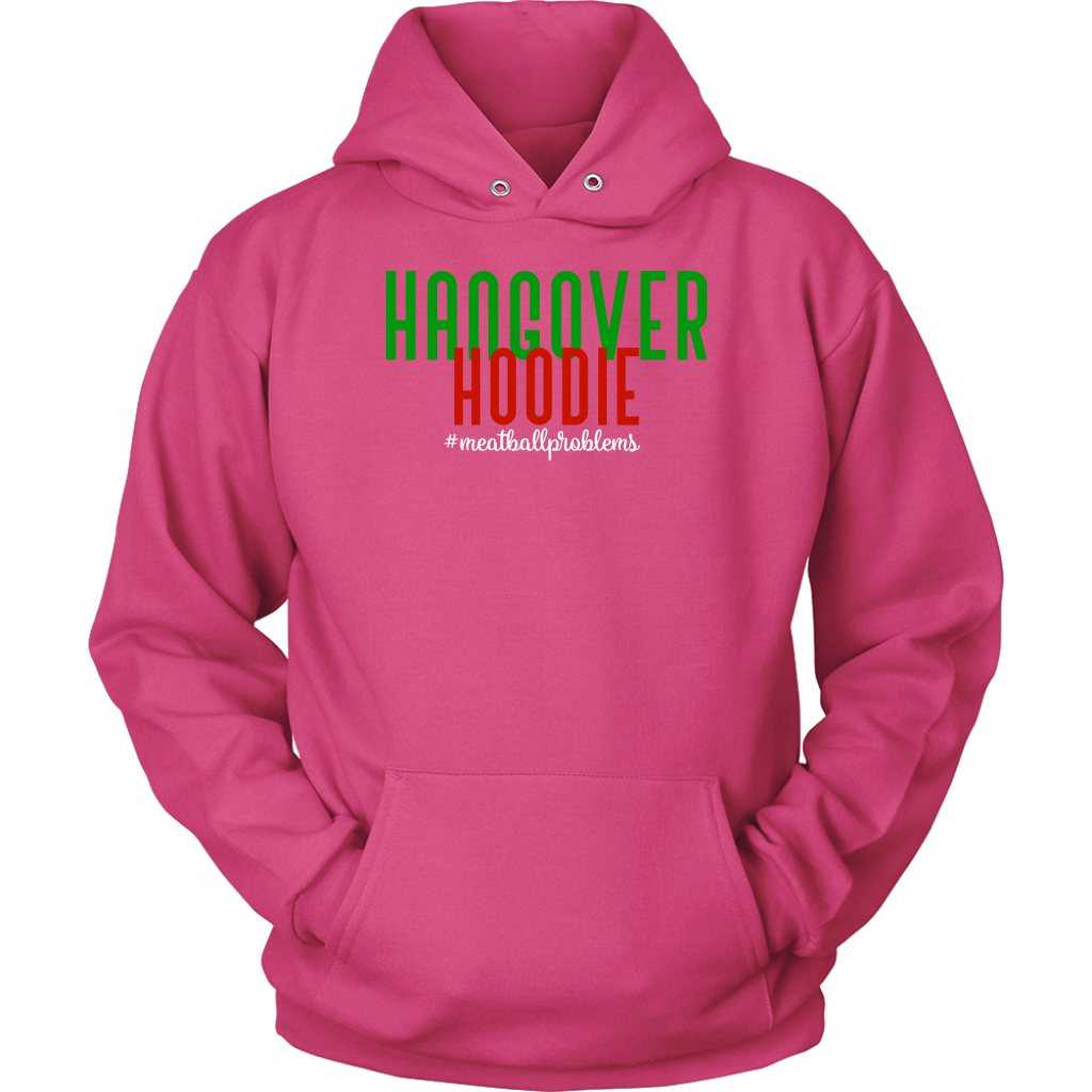 Hangover Hoodie in Italian Flag Colors #meatballproblems Hoodie - Gracious Concepts