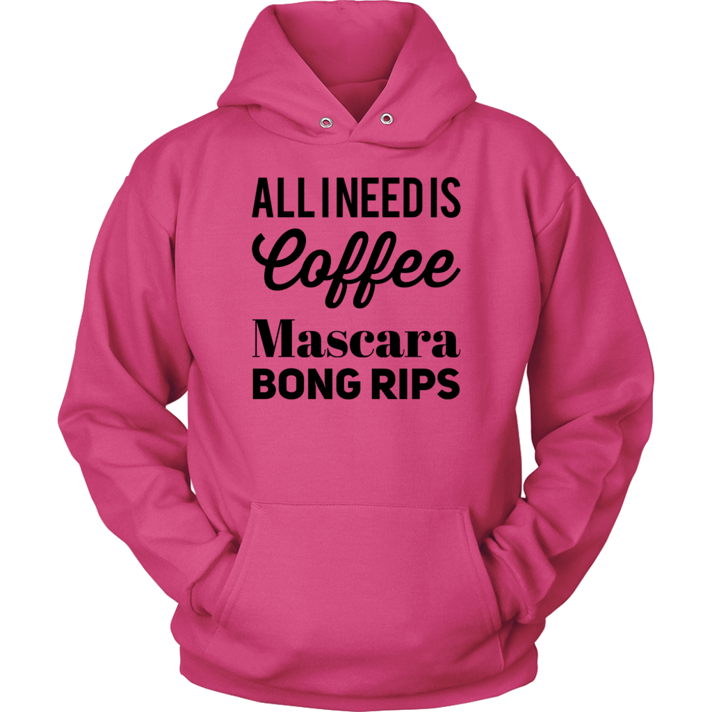 Stoner Girl Apparel: All I Need is Coffee, Mascara, Bong Rips - Gracious Concepts