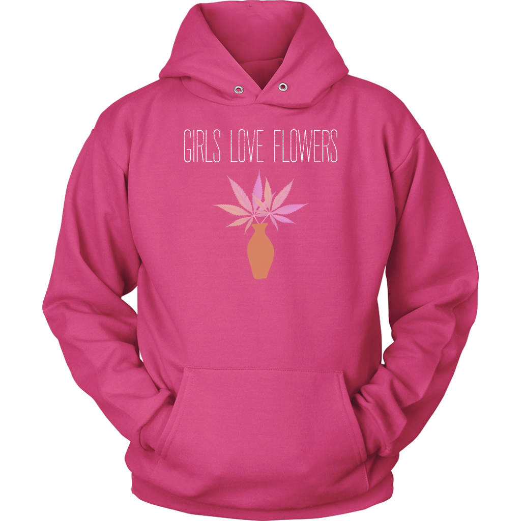 Girls Love Flowers Hoodie - Gracious Concepts