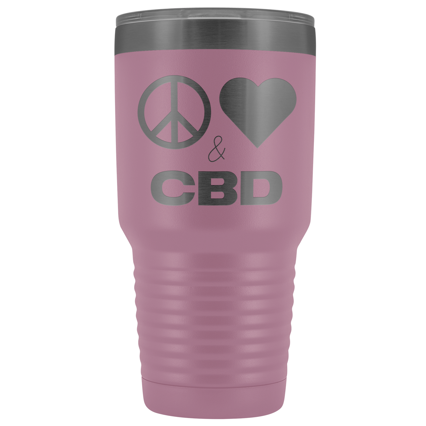 Peace, Love & CBD Travel Mug, CBD Mug - Gracious Concepts