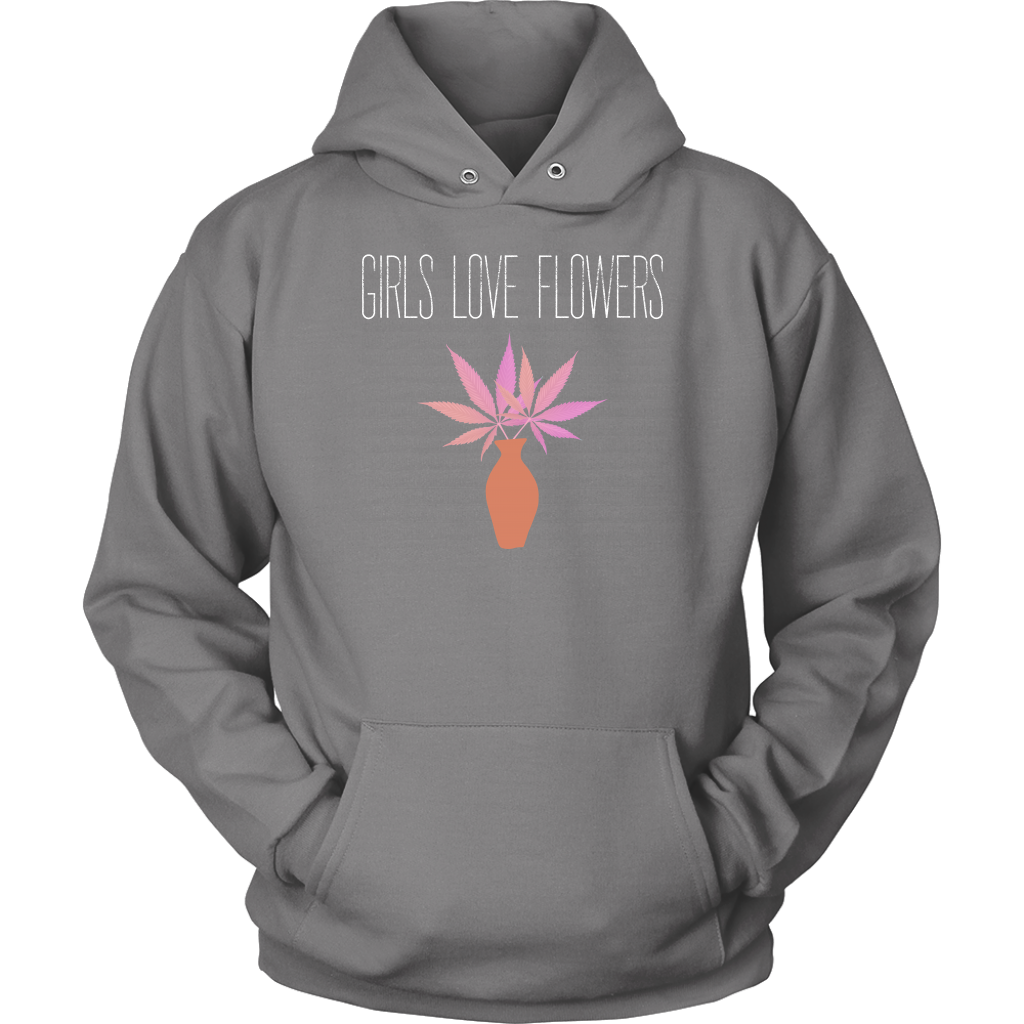 Girls Love Flowers Hoodie - Gracious Concepts