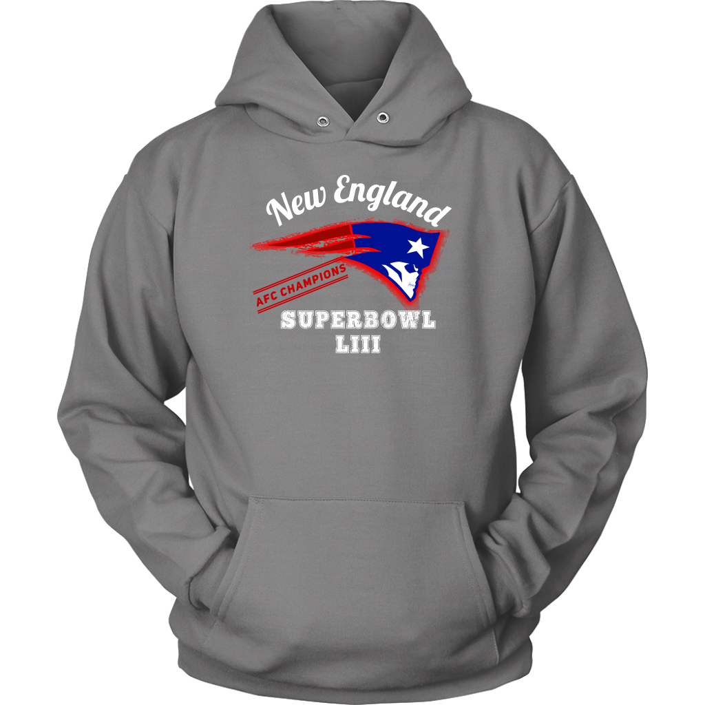 New England Skull Superbowl Adult Sweatshirt - Gracious Concepts