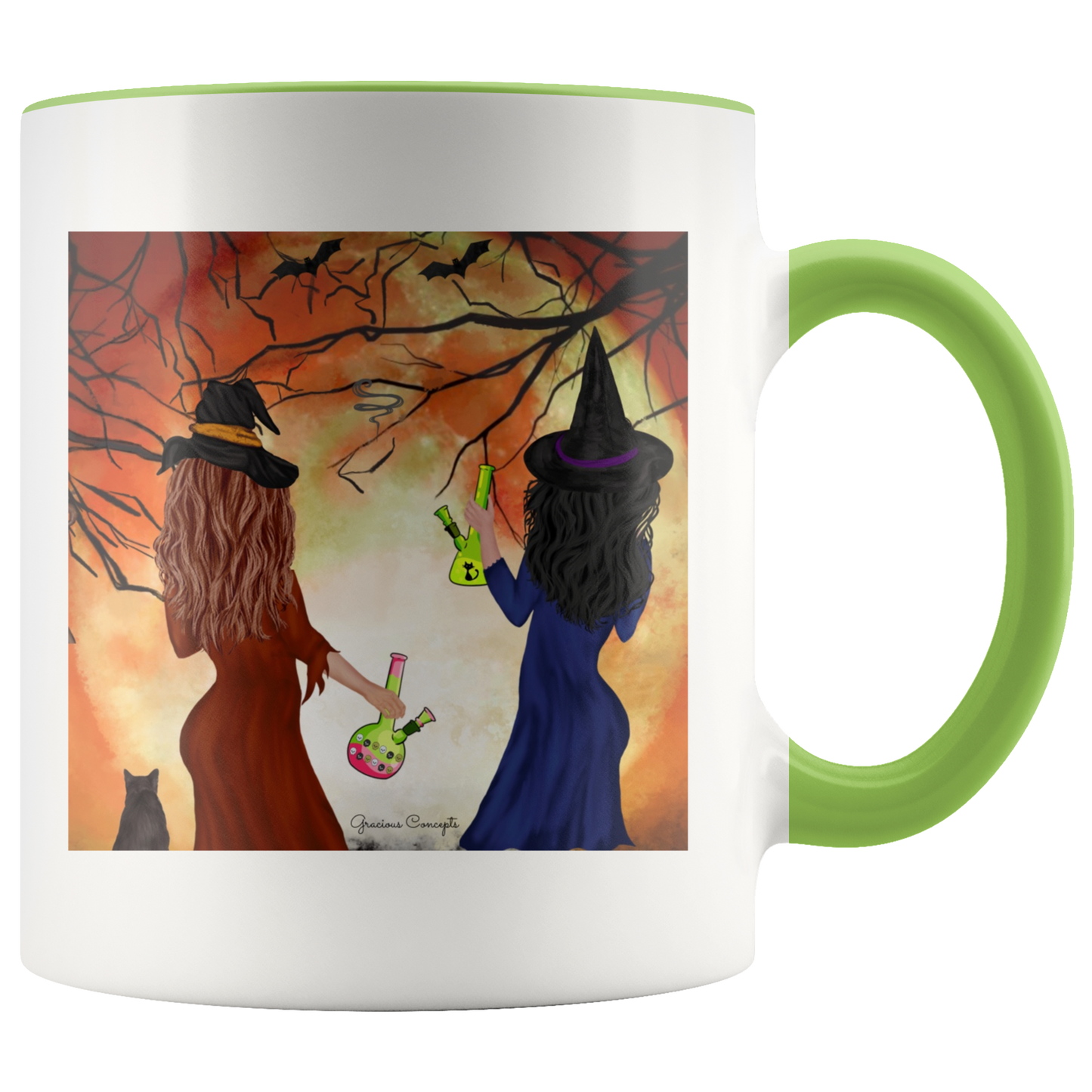 Stoner Girl Fall Witchy Vibes Mug