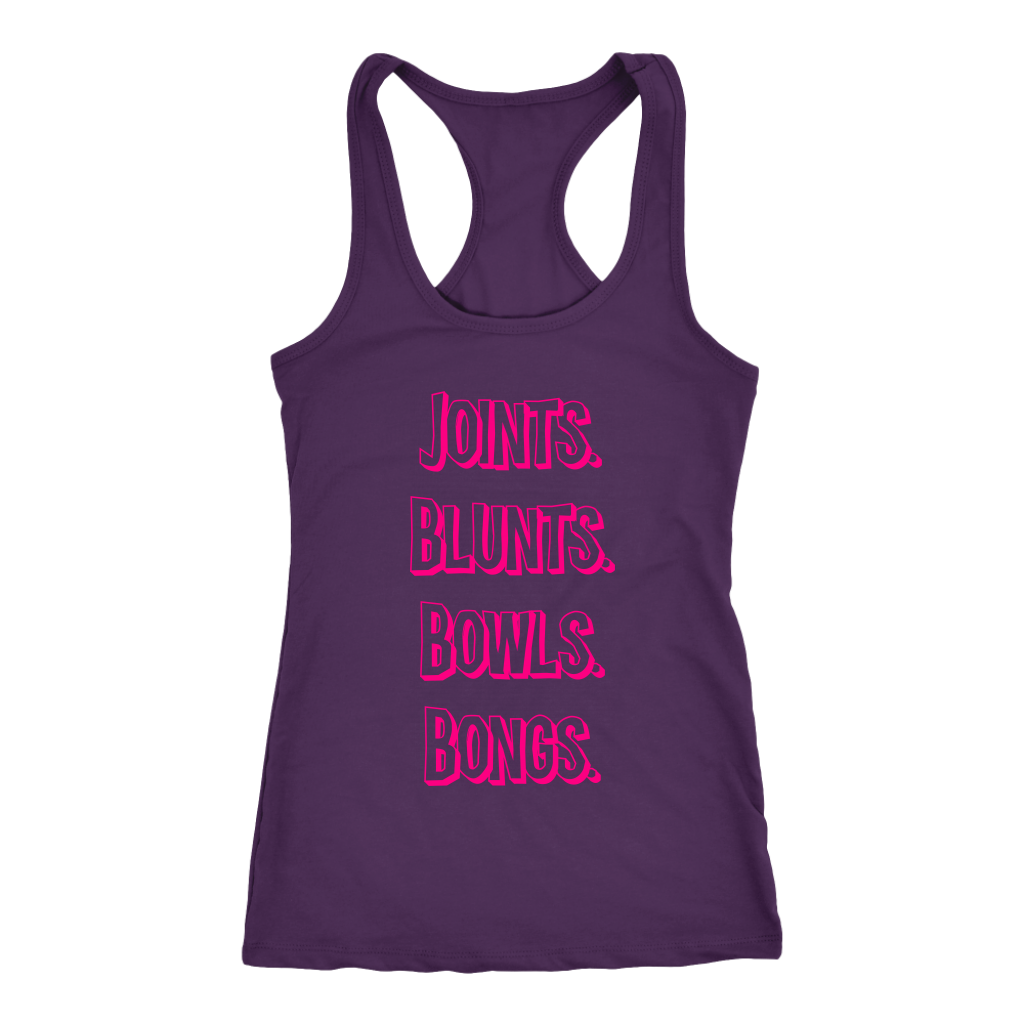 Joints, Blunts, Etc. Racerback Tank - Gracious Concepts