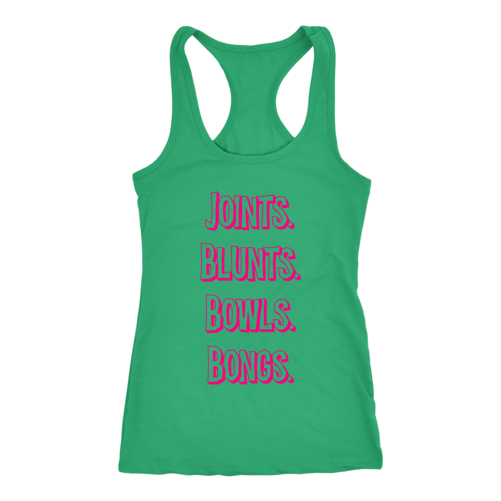 Joints, Blunts, Etc. Racerback Tank - Gracious Concepts