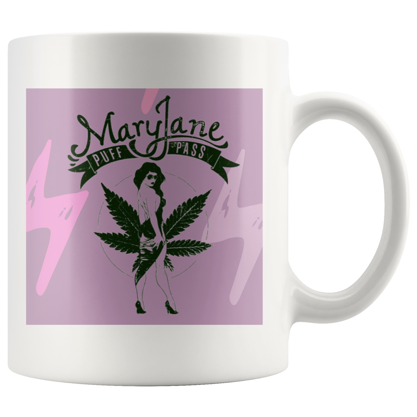 Cannabis Mug: Mary Jane Coffee Mug, Stoner Girl Coffee Mug - Gracious Concepts