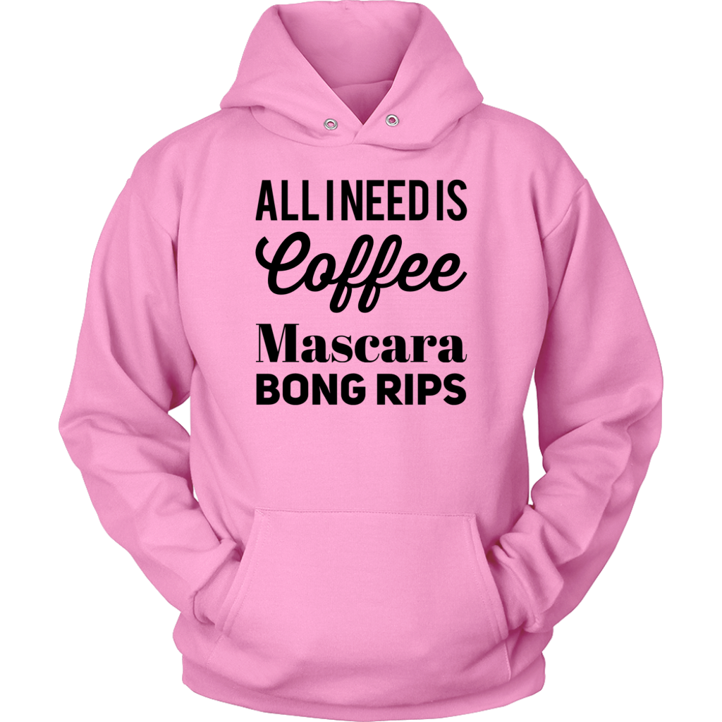 Stoner Girl Apparel: All I Need is Coffee, Mascara, Bong Rips - Gracious Concepts