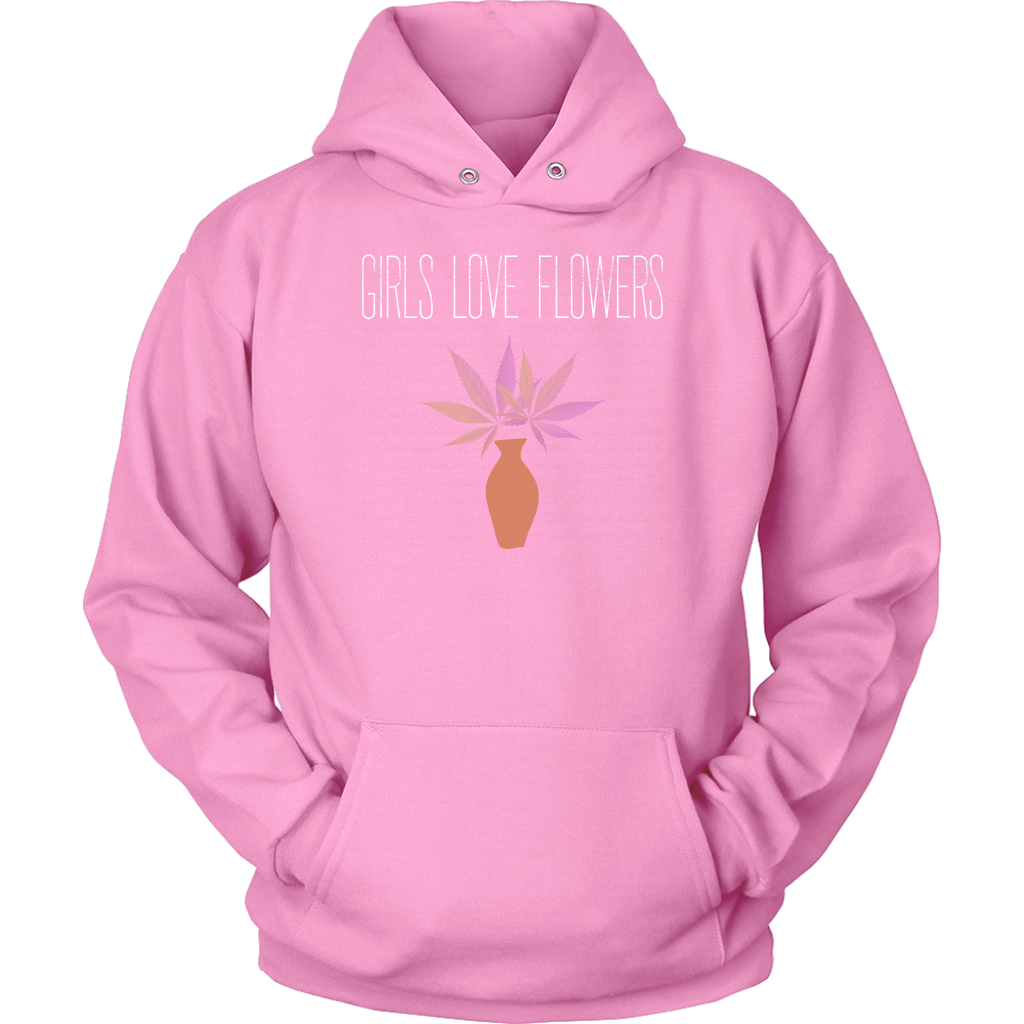 Girls Love Flowers Hoodie - Gracious Concepts