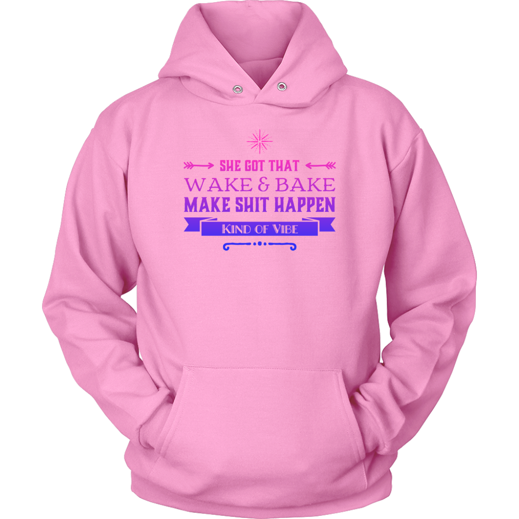 Successful Stoner Girl Hoodie: She Got That Wake & Bake....