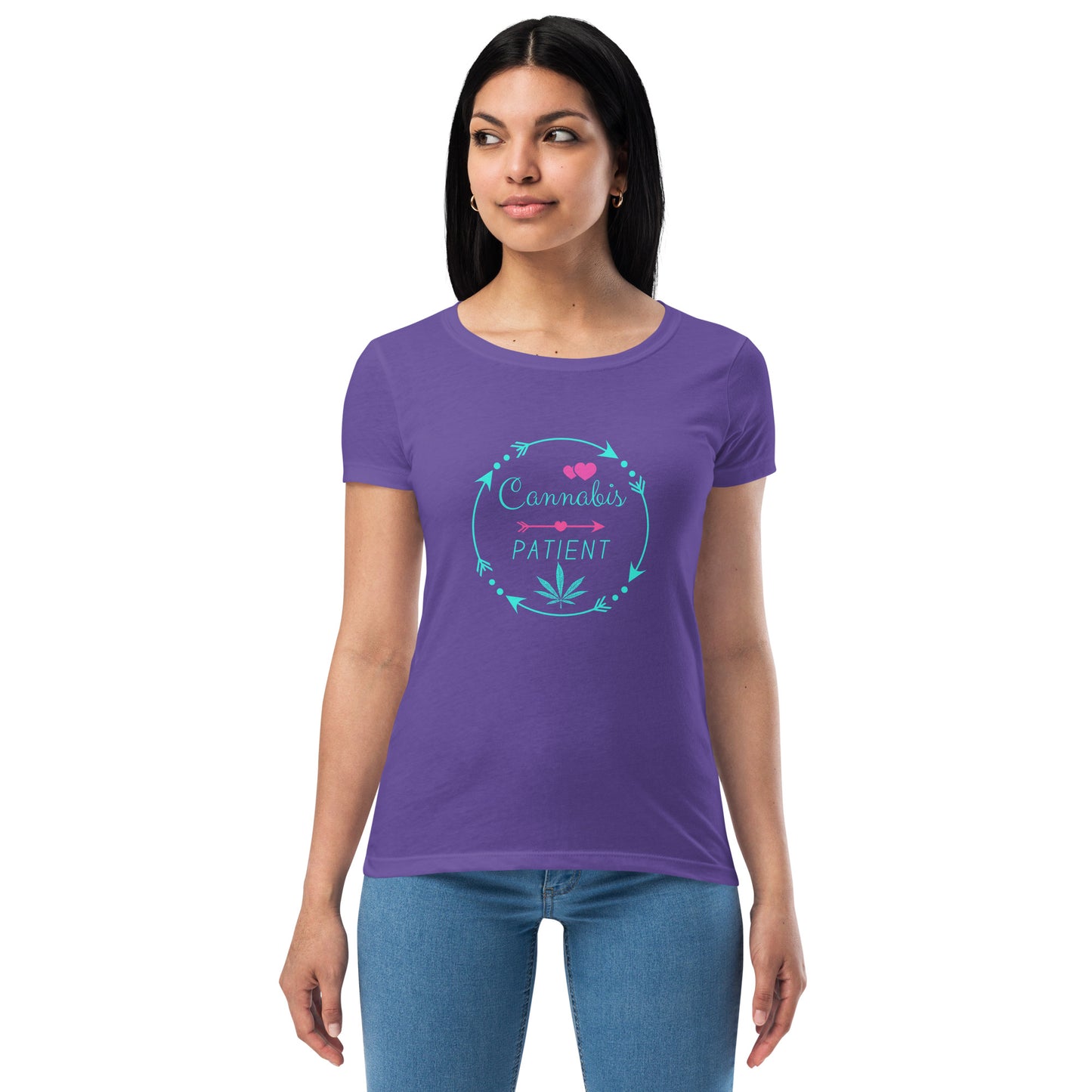 Cannabis Patient Women’s Fitted T-shirt