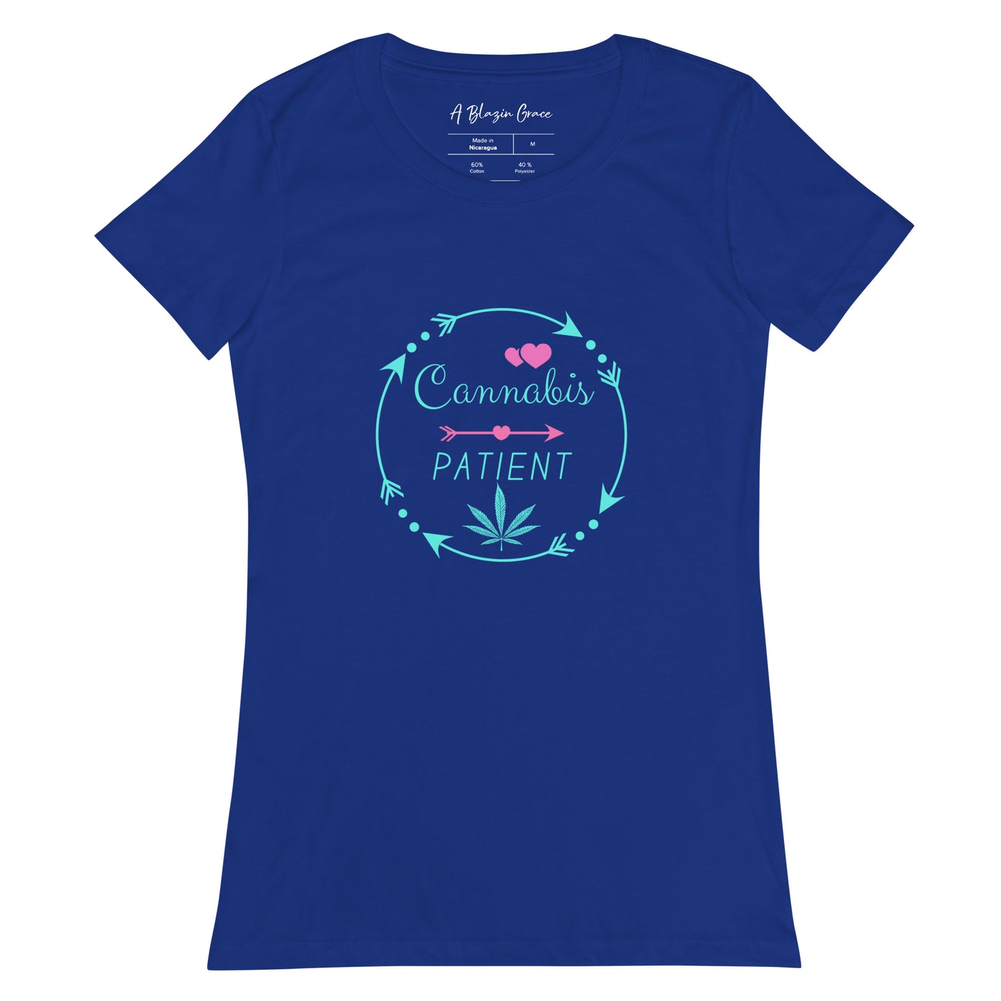 Cannabis Patient Women’s Fitted T-shirt