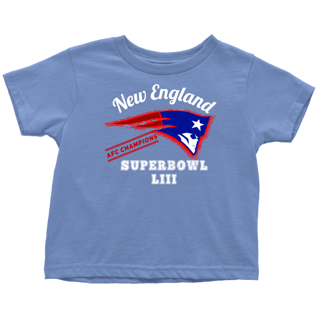 New England Skull Superbowl Toddler Tee - Gracious Concepts