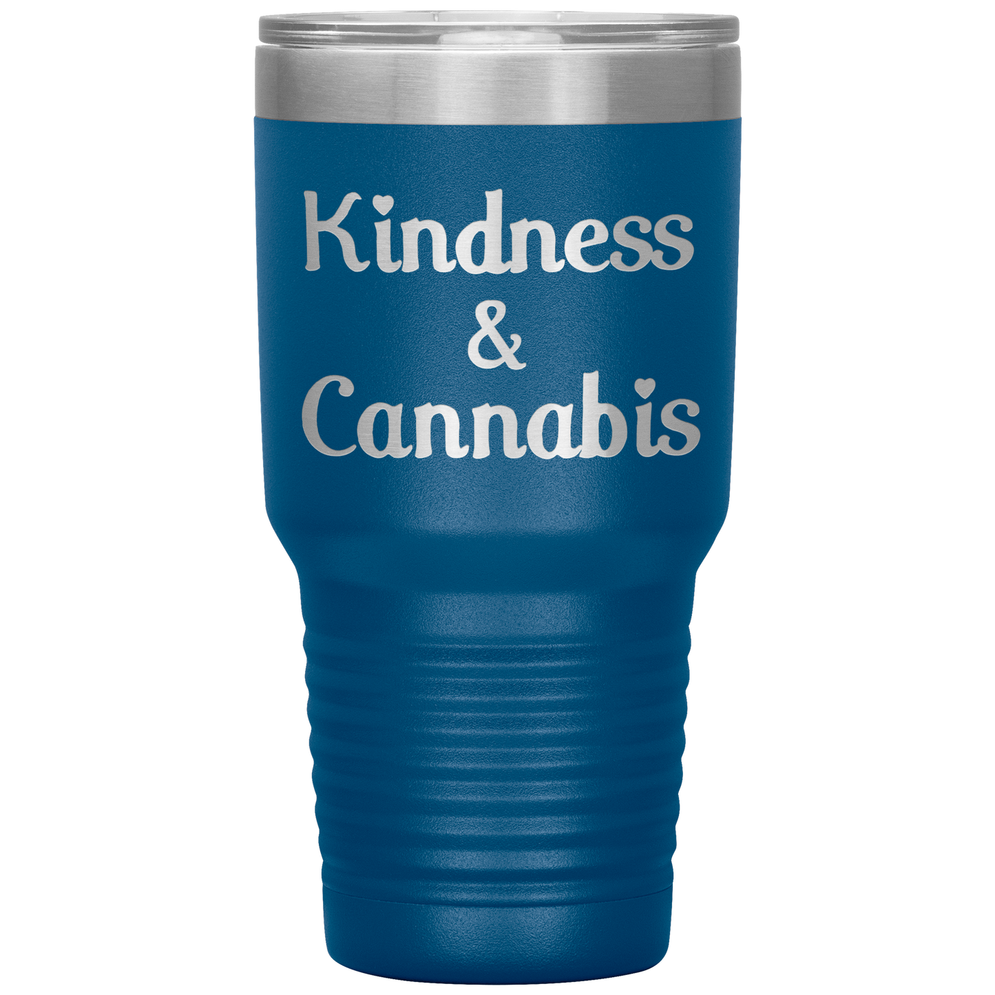 Kindness & Cannabis Travel Mug, Stoner Travel Mug, - Gracious Concepts