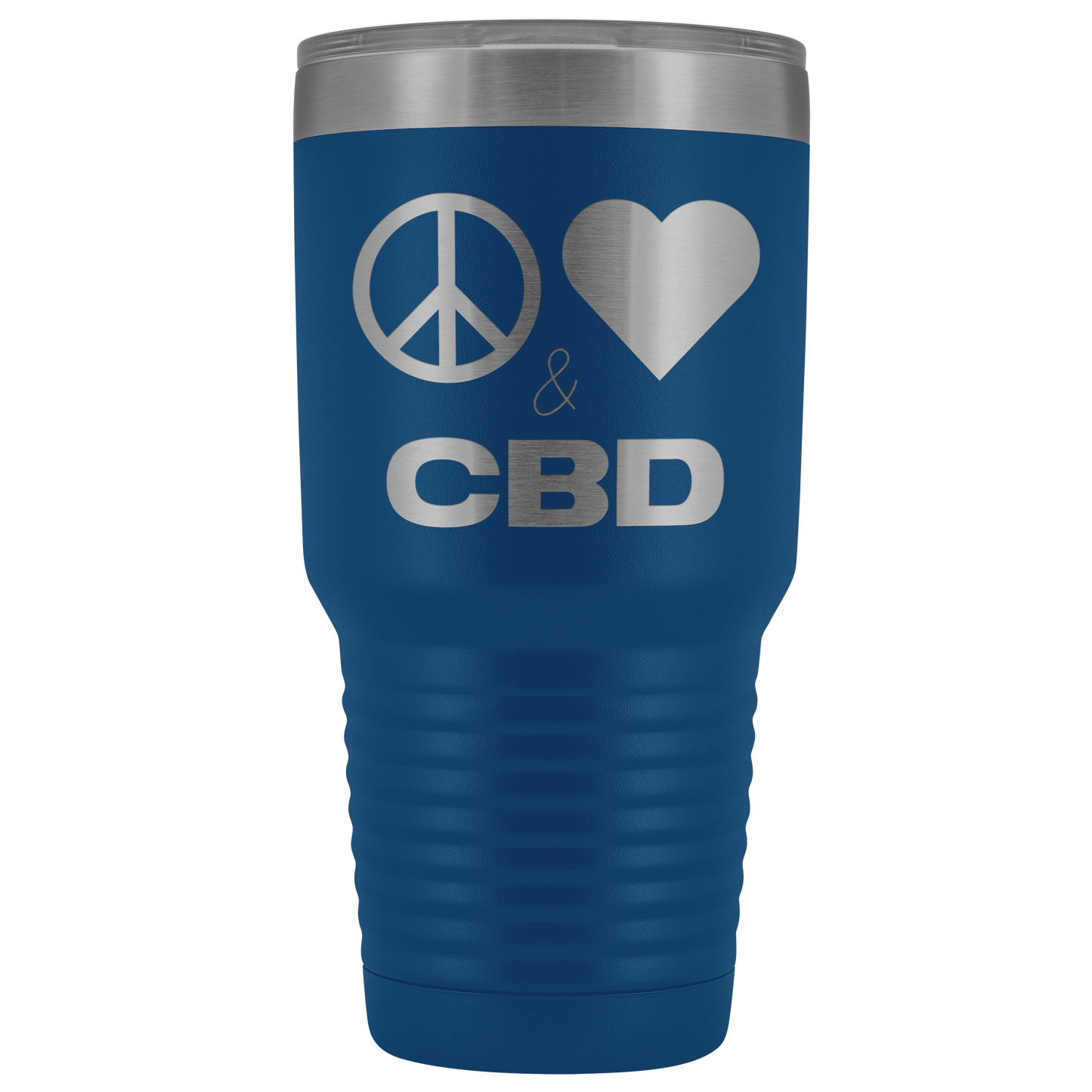 Peace, Love & CBD Travel Mug, CBD Mug - Gracious Concepts