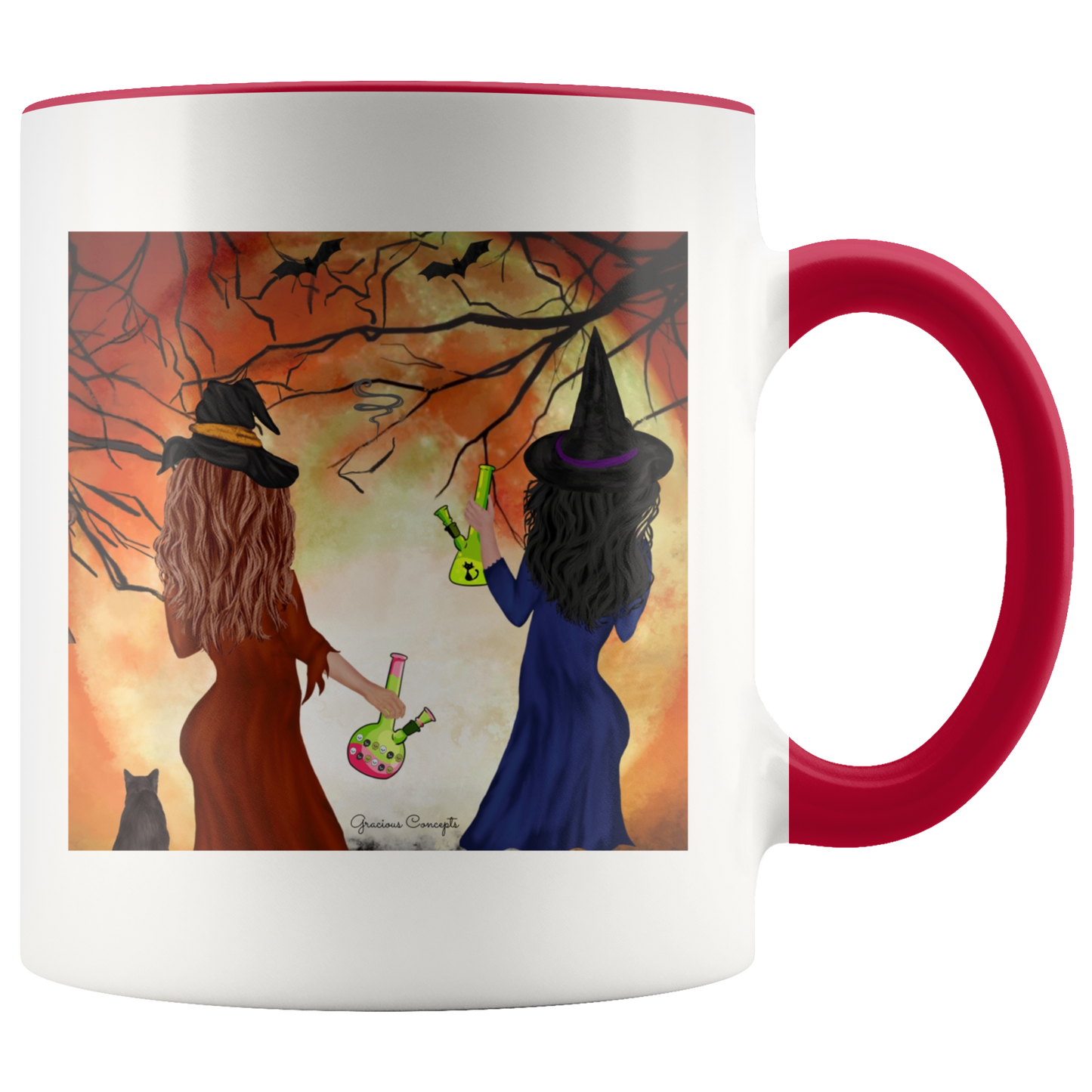 Stoner Girl Fall Witchy Vibes Mug