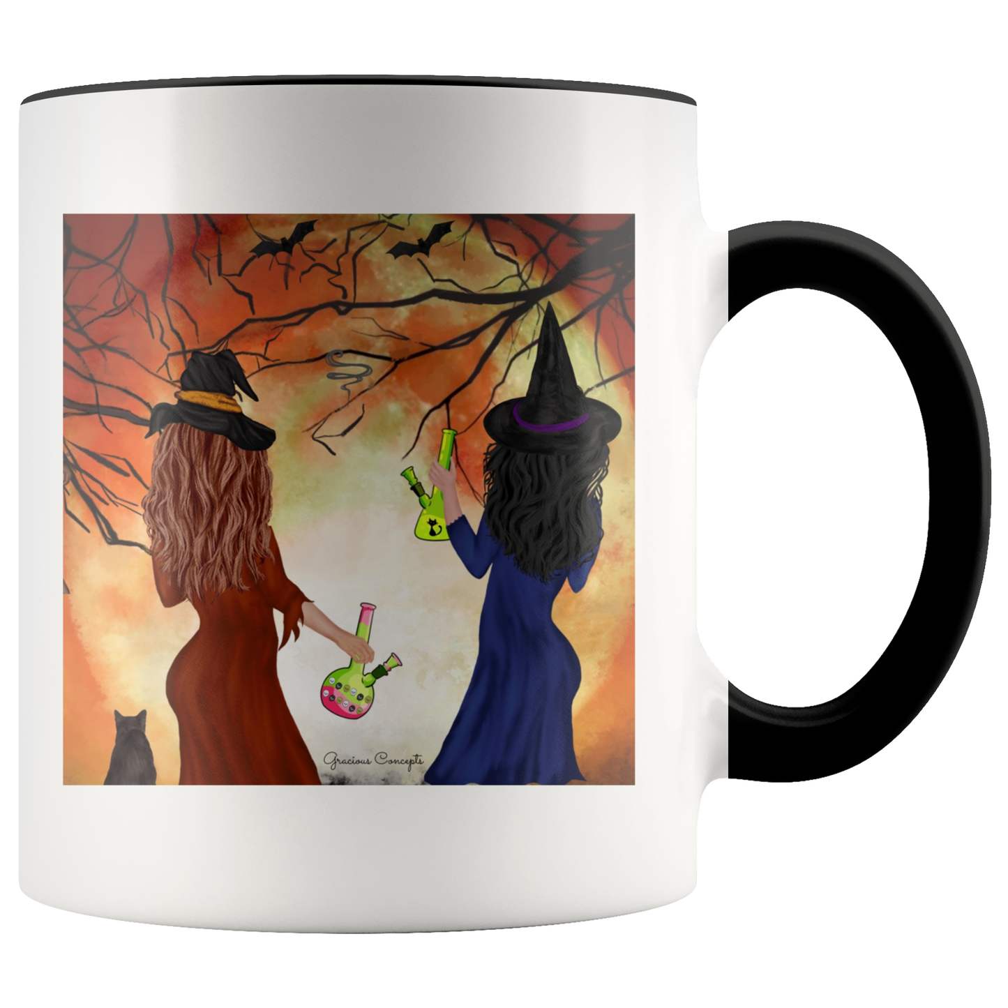 Stoner Girl Fall Witchy Vibes Mug