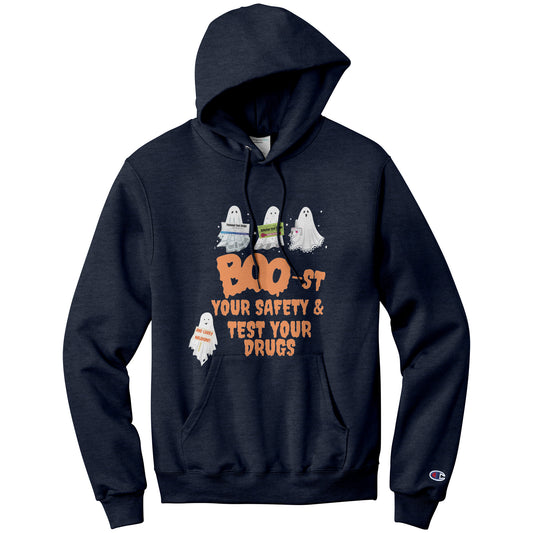 Boo-st Your Safety & Test Your Drugs Champion Hoodie