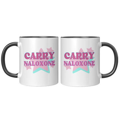 Carry Naloxone, Harm Reduction Mug, Overdose Awareness