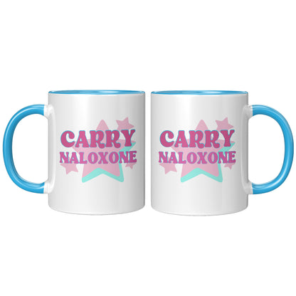 Carry Naloxone, Harm Reduction Mug, Overdose Awareness