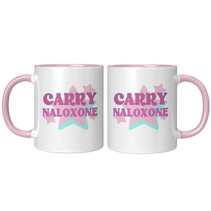 Carry Naloxone, Harm Reduction Mug, Overdose Awareness
