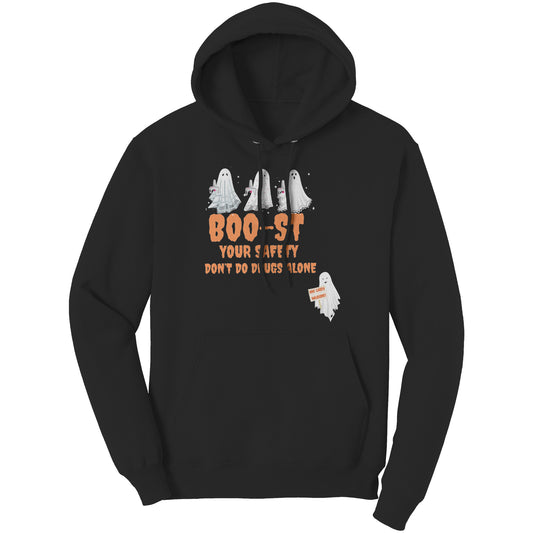 Don't Use Drugs Alone Halloween Harm Reduction Hoodie