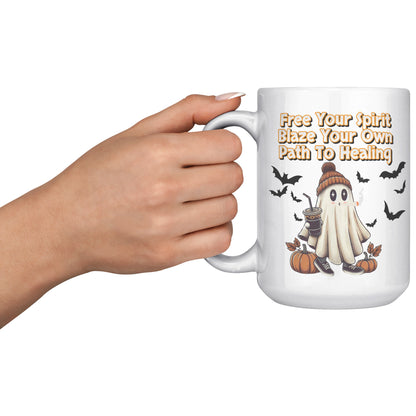 Free Your Spirit, Blaze Your Path 15 Oz Mug