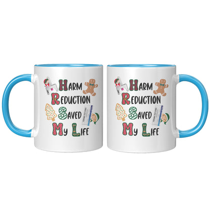 Harm Reduction Christmas Gift, Harm Reduction Saved My Life Coffee Mug, Harm Reduction Gifts