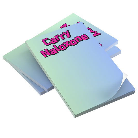 Naloxone Sticky Notepad