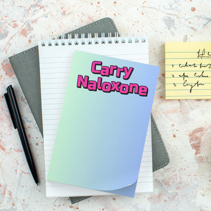 Naloxone Sticky Notepad