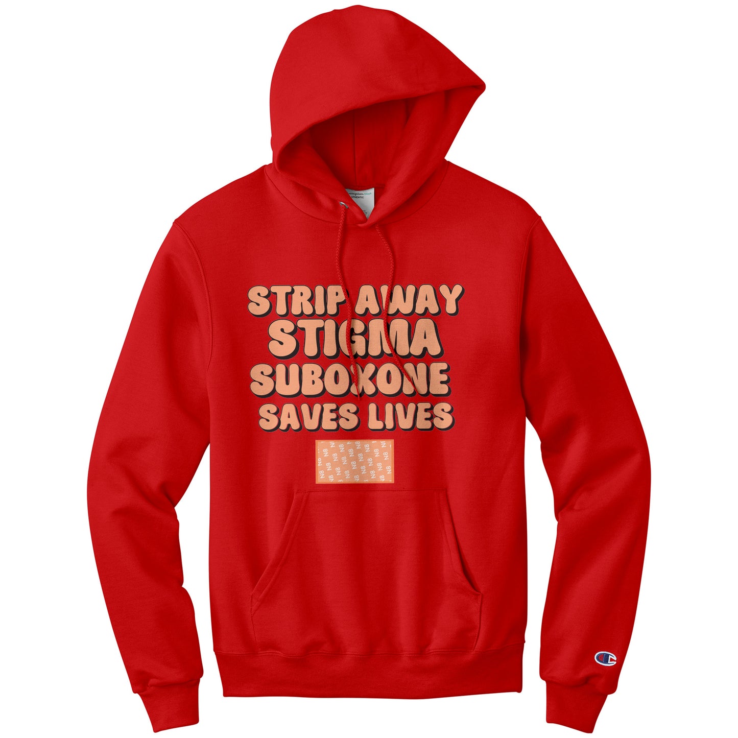 Strip Away Stigma  Suboxone Saves Lives Champion Hoodie