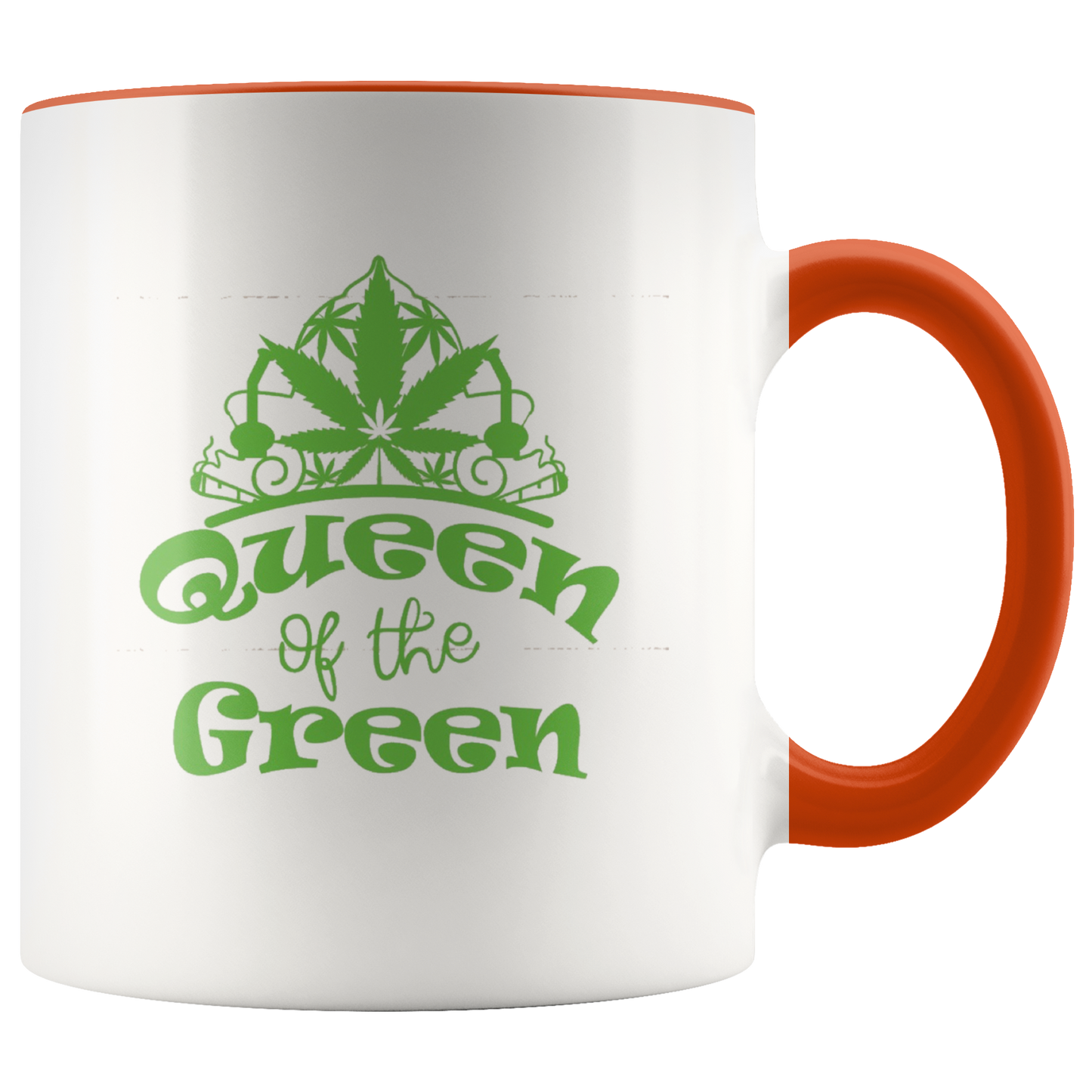 Stoner Girl Mug: Queen of the Green Coffee Mug - Gracious Concepts