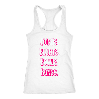 Joints, Blunts, Etc. Racerback Tank - Gracious Concepts