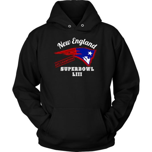 New England Skull Superbowl Adult Sweatshirt - Gracious Concepts