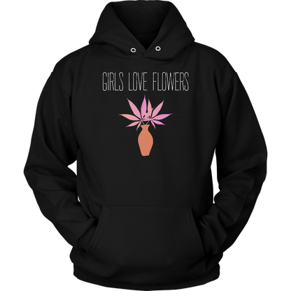 Girls Love Flowers Hoodie - Gracious Concepts