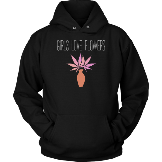Girls Love Flowers Hoodie - Gracious Concepts