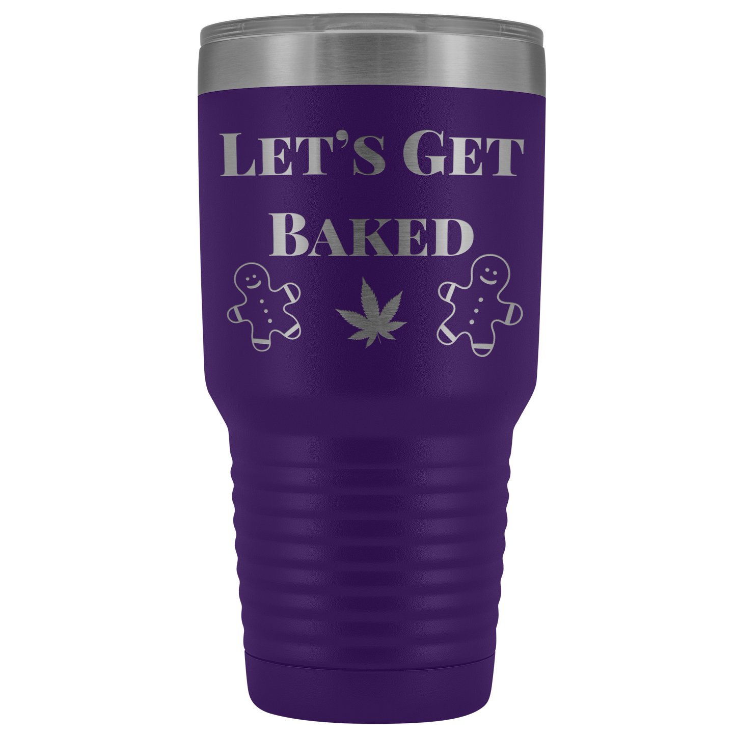 Stoner Christmas: Let’s Get Baked Tumbler, Cannabis Themed Gifts - Gracious Concepts