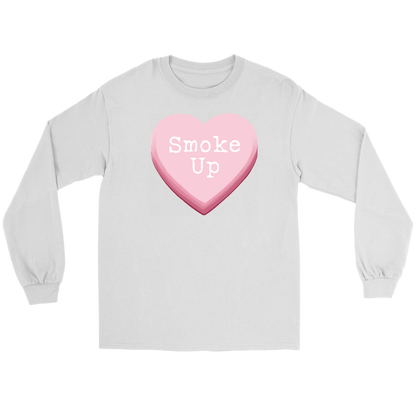 Smoke Up Candy Heart Valentine Long Sleeve Unisex - Gracious Concepts
