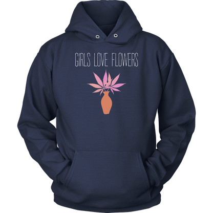Girls Love Flowers Hoodie - Gracious Concepts