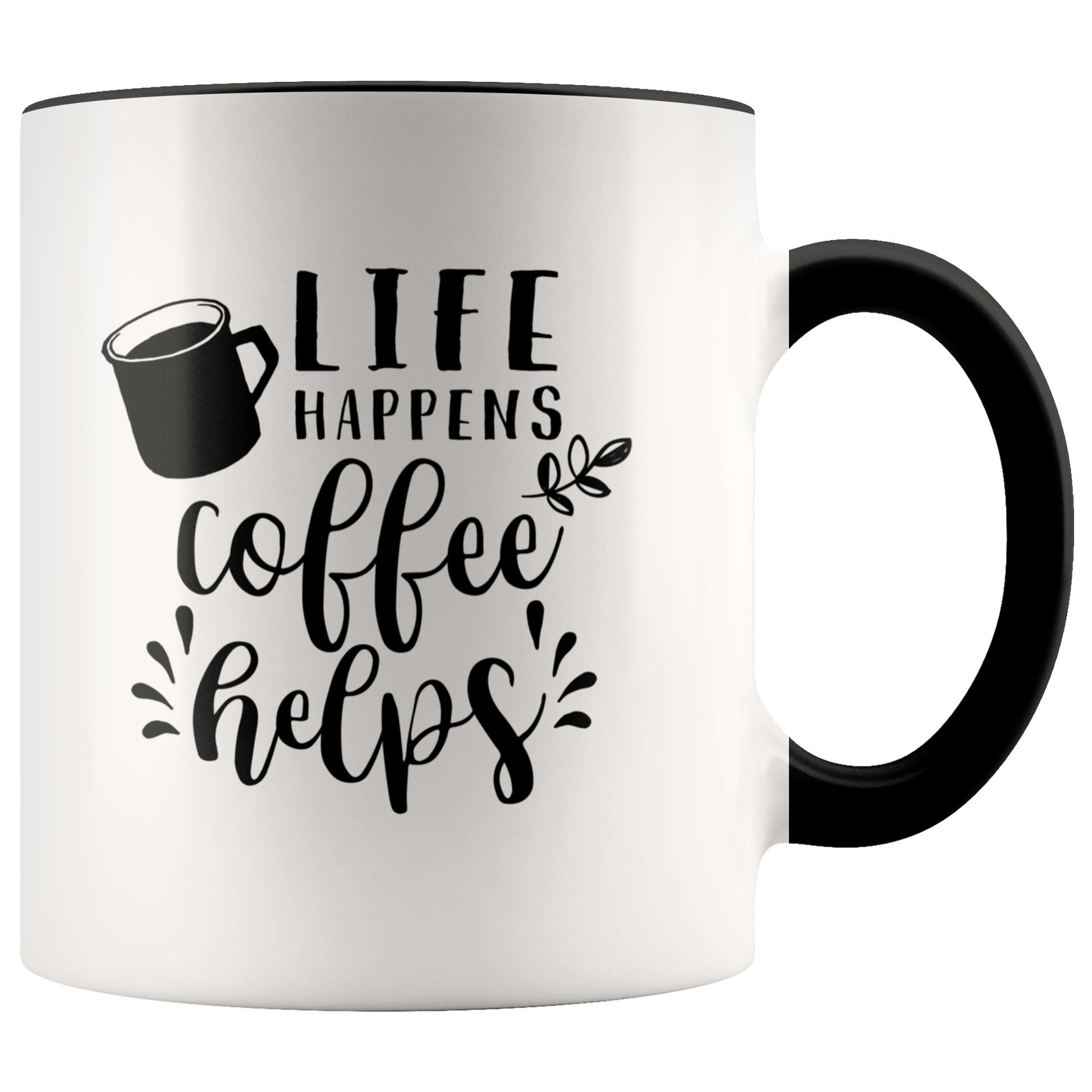 Life Happens Coffee Helps  Mug - Gracious Concepts