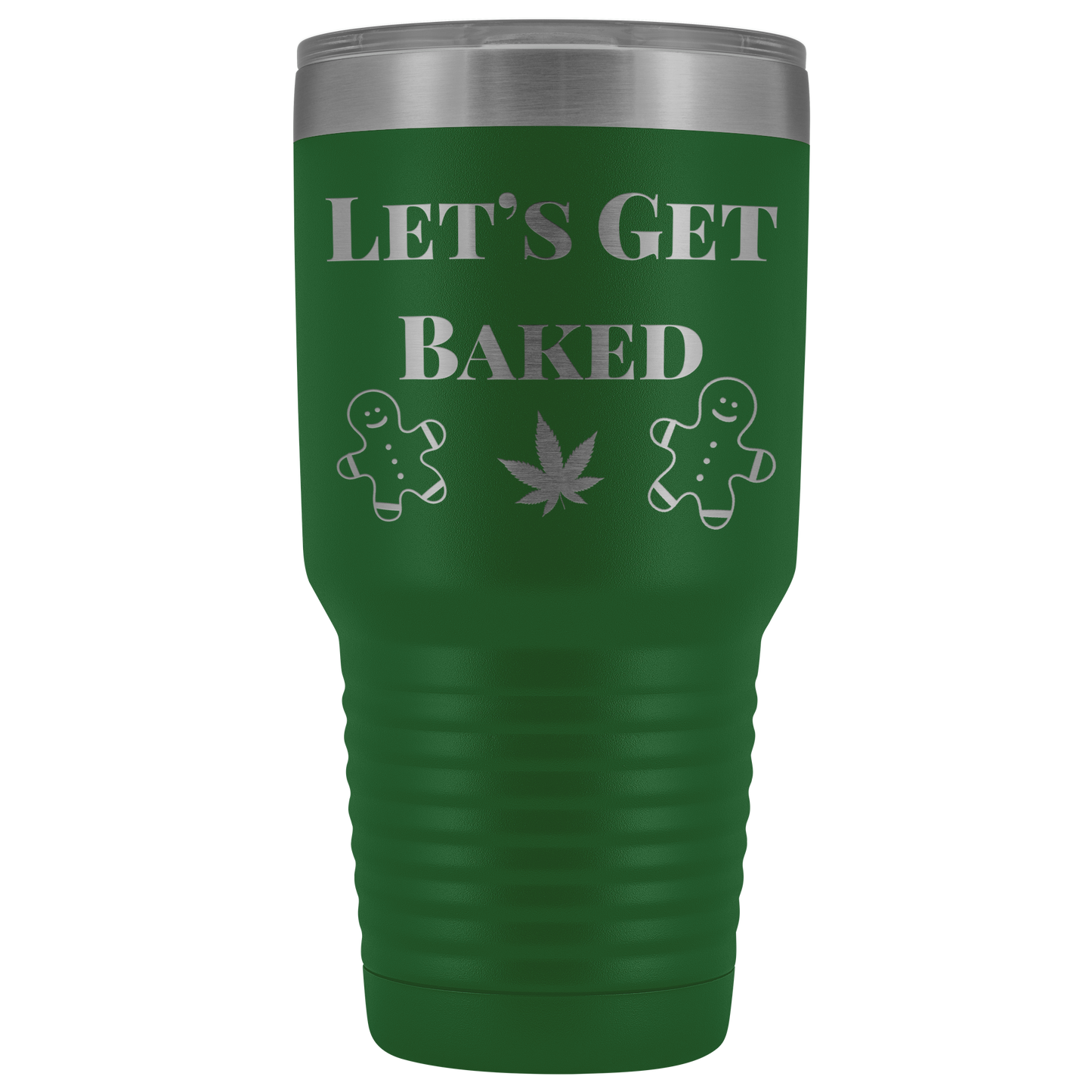 Stoner Christmas: Let’s Get Baked Tumbler, Cannabis Themed Gifts - Gracious Concepts