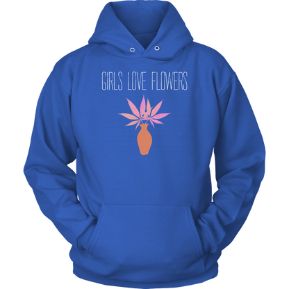 Girls Love Flowers Hoodie - Gracious Concepts