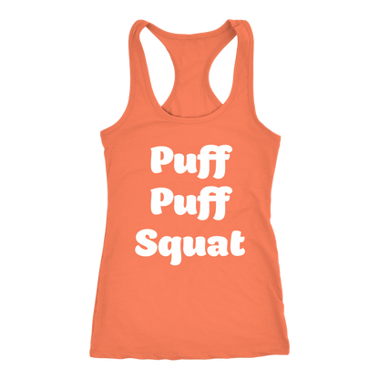 Puff Puff Squat Racerback Tank - Gracious Concepts