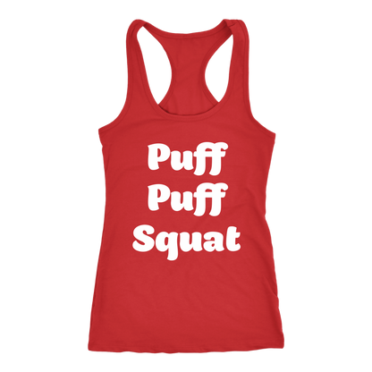 Puff Puff Squat Racerback Tank - Gracious Concepts