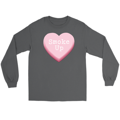Smoke Up Candy Heart Valentine Long Sleeve Unisex - Gracious Concepts