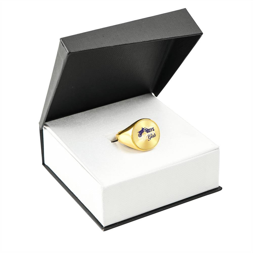 Sorry Boys Dirtbikes are for Girls Ring - Gracious Concepts