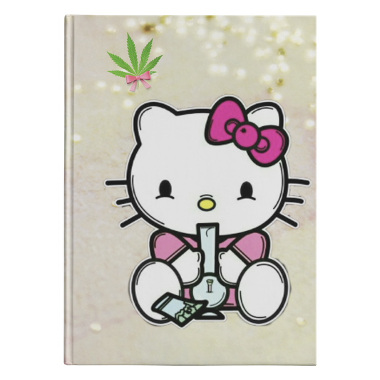 Hello Cannabis Kitty Hardcover Journal - Gracious Concepts