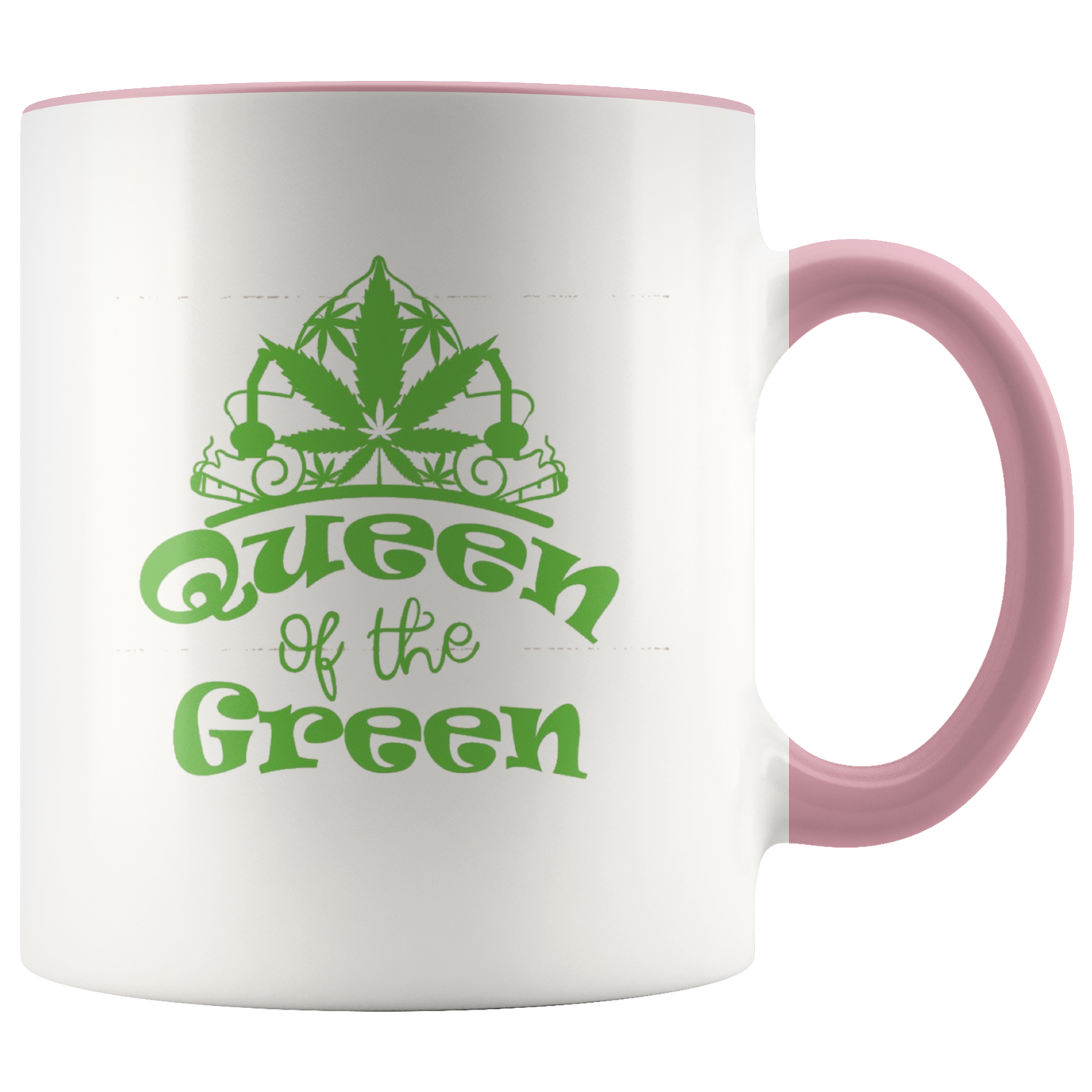 Stoner Girl Mug: Queen of the Green Coffee Mug - Gracious Concepts